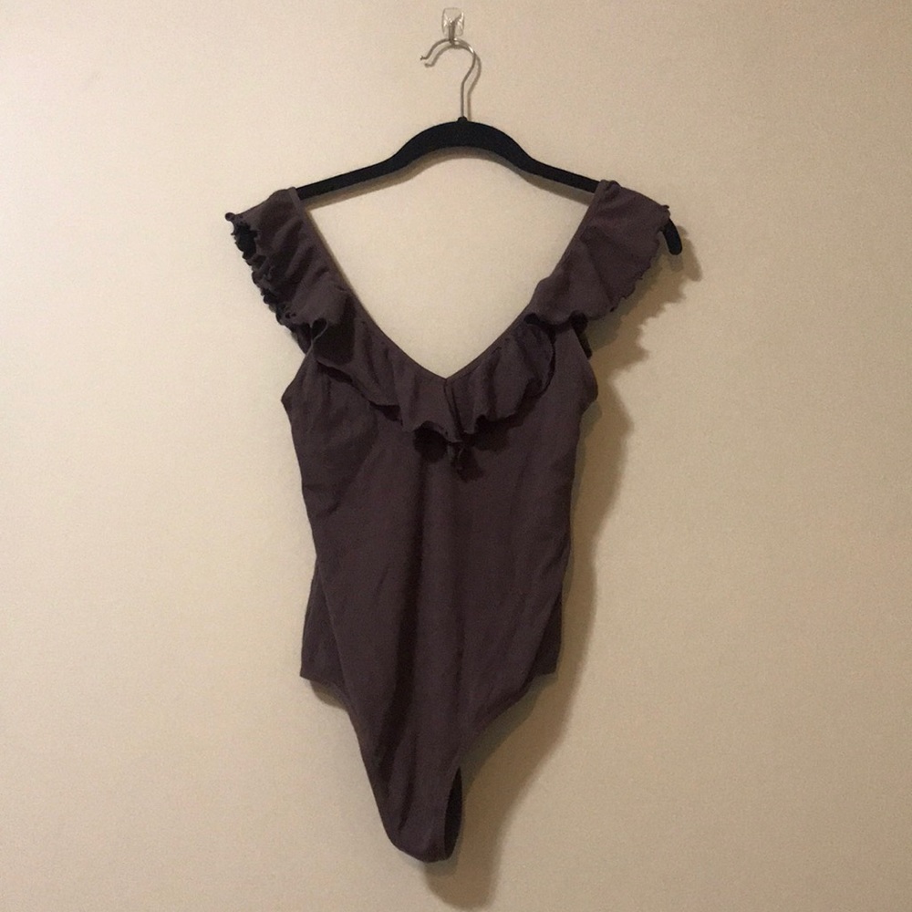 Plum bodysuit from aritzia